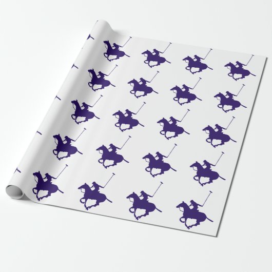 Polo Player Geschenkpapier (Ungerollt)