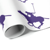 Polo Player Geschenkpapier (Rolleneckpunkt)