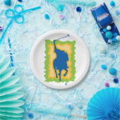 Polo Player Pappteller (Party)