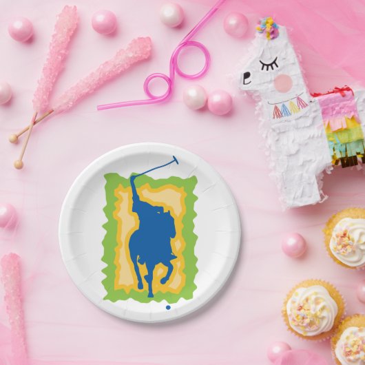 Polo Player Pappteller (Party)