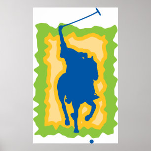 Polo Player Poster