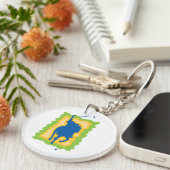 Polo Player Schlüsselanhänger (Vorderseite rechts)