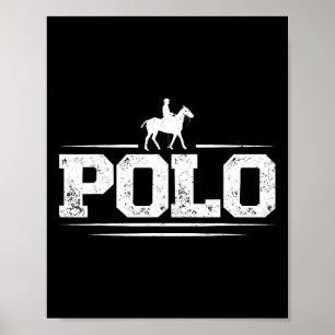 Polo Players Reiten Reiten Reitsport Poster