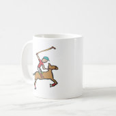 Polo Playing Reiter Kaffeetasse (Vorderseite Links)