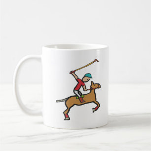 Polo Playing Reiter Kaffeetasse