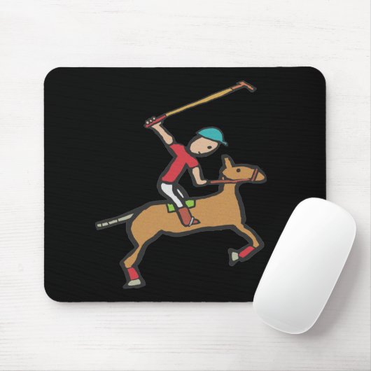 Polo Playing Reiter Mousepad (Mit Mouse)