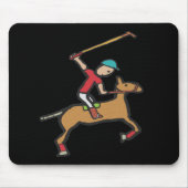 Polo Playing Reiter Mousepad (Vorne)