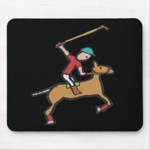 Polo Playing Reiter Mousepad