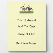 Polo Ponies Fotoplatte (Vorderseite)