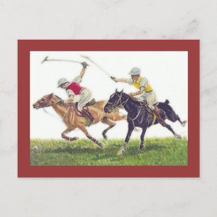 Polo Ponies Postkarte