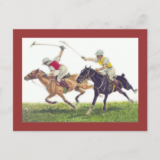 Polo Ponies Postkarte (Vorderseite)