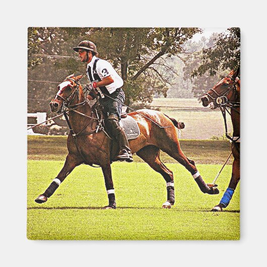 Polo Pony Magnet (Vorne)