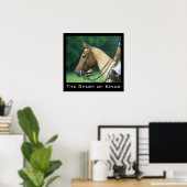 Polo Pony und Rider Poster (Heimbüro)