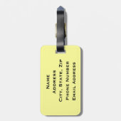 Polo Ponys Gepäckanhänger (Rückseite vertikal)