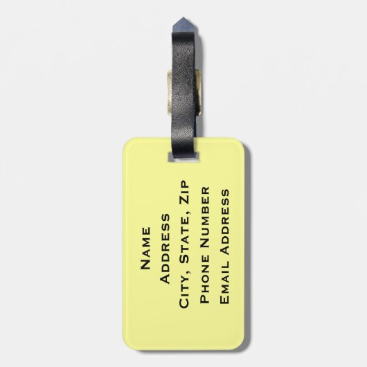 Polo Ponys Gepäckanhänger (Rückseite vertikal)