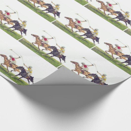 Polo-Ponys Geschenkpapier (Ecke)