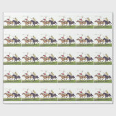 Polo-Ponys Geschenkpapier (Flach)