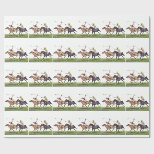 Polo-Ponys Geschenkpapier (Flach)