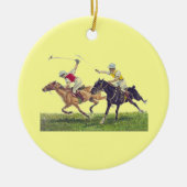 Polo-Ponys Keramikornament (Vorne)