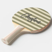 Polo Sage Mid-Century Gemälde Name Tischtennis Schläger (Vorderseite)