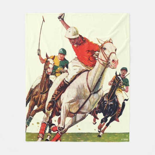 Polo-Spiel Fleecedecke (Vorderseite)