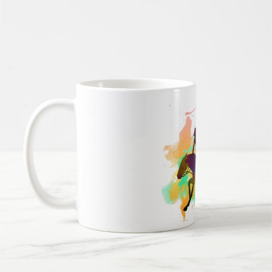 Polo-Spieler Kaffeetasse (Links)