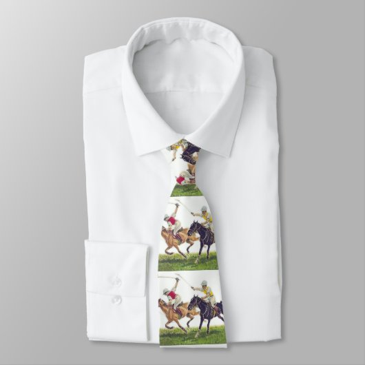 Polo-Spieler-Necktie Krawatte (Gebunden)