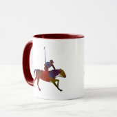Polo-Spieler Tasse (Vorderseite Links)