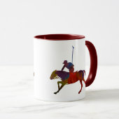 Polo-Spieler Tasse (VorderseiteRechts)