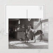 Polo Stables, 1933 Postkarte (Vorne/Hinten)