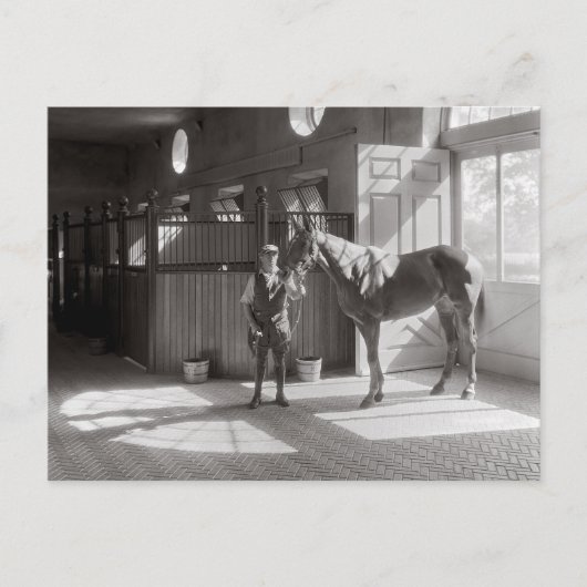 Polo Stables, 1933 Postkarte (Vorderseite)