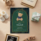 Polo Teddy Bear Baby Shower Invitation Einladung