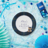 Polo Teddy Bear Baby Shower Pappteller (Party)