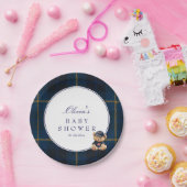 Polo Teddy Bear Baby Shower Pappteller (Party)