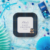 Polo Teddy Bear Baby Shower Pappteller (Party)