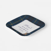 Polo Teddy Bear Baby Shower Pappteller (Gewinkelt)