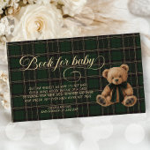 Polo Teddy Bear Classic Baby Shower book for baby Begleitkarte