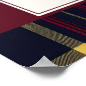 Polo Teddy Bear Wine Red Bow Preppy Willkommen Poster (Ecke)