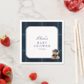 Polo-Teddybär-Baby-Party Serviette (Beispiel)