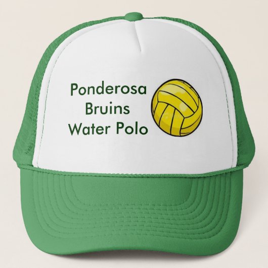 Poloball, Ponderosa Bruins-Wasserball Truckerkappe (Vorderseite)