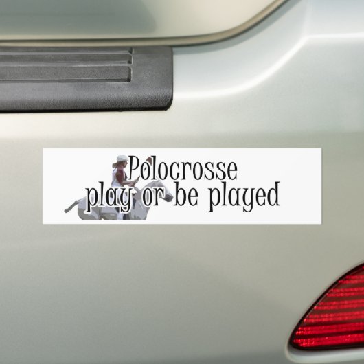 Polocrosse Autoaufkleber - Spiel oder wird (Auf Auto)