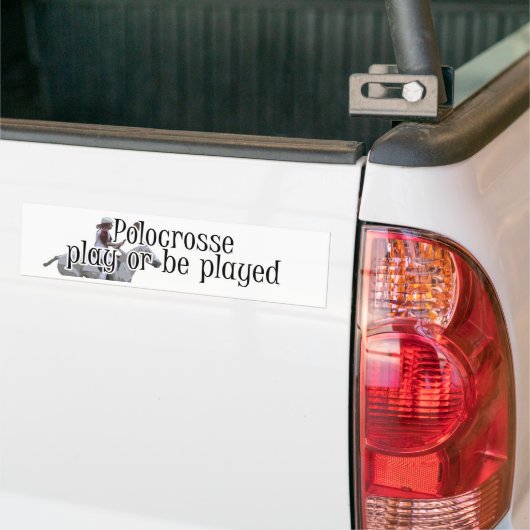 Polocrosse Autoaufkleber - Spiel oder wird (Auf Lkw)