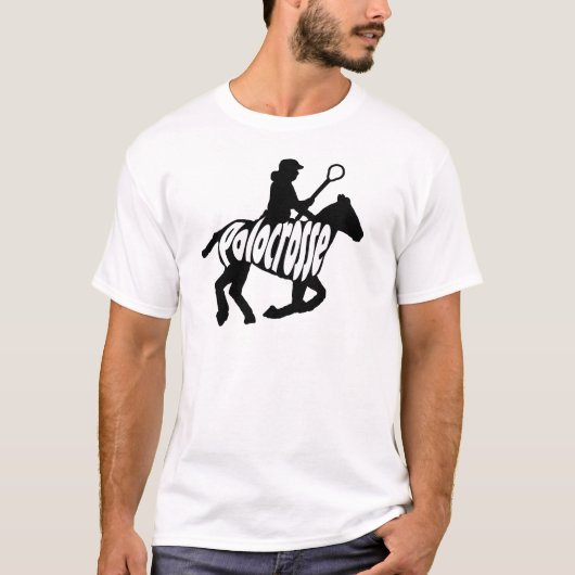 Polocrosse (Silhouette) 3 T-Shirt (Vorderseite)