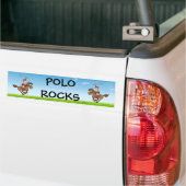 Polofelsen / Reiter und Pferd Autoaufkleber (Auf Lkw)