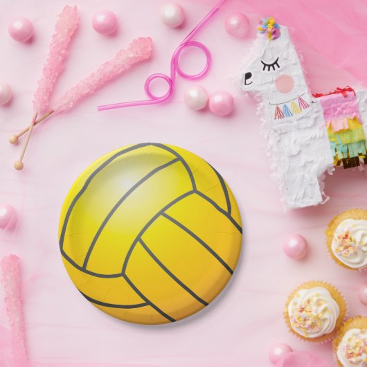 Polokugelplatte Pappteller (Party)