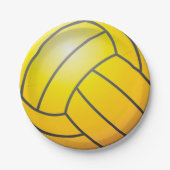 Polokugelplatte Pappteller (Vorderseite)