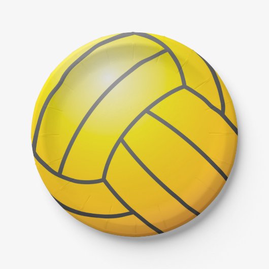 Polokugelplatte Pappteller (Vorderseite)