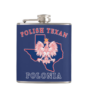 Polonia Polnisch Texan Flachmann