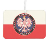 Polonia Round Polish Texan Autolufterfrischer (Rückseite)