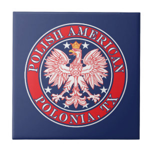 Polonia Texas Polnischer Adler Fliese